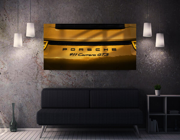 Golden Porsche Chromalux
